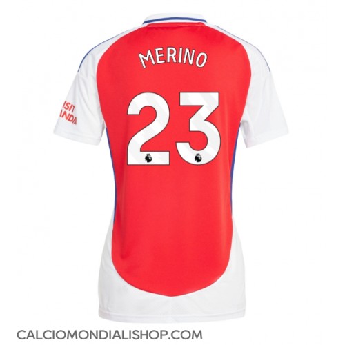 Maglie da calcio Arsenal Mikel Merino #23 Prima Maglia Femminile 2024-25 Manica Corta